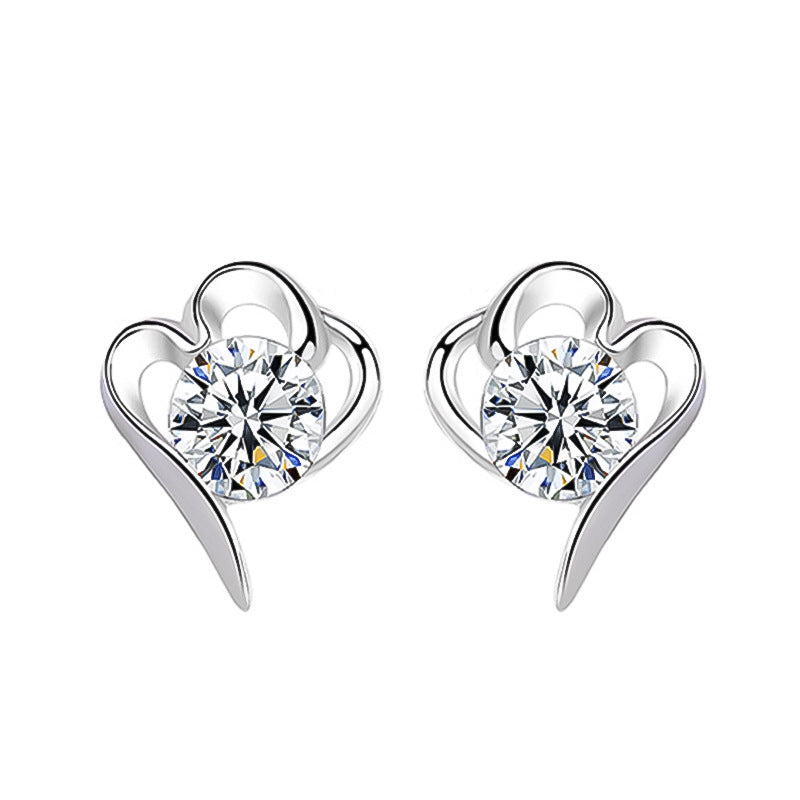 Heart Stud Earrings