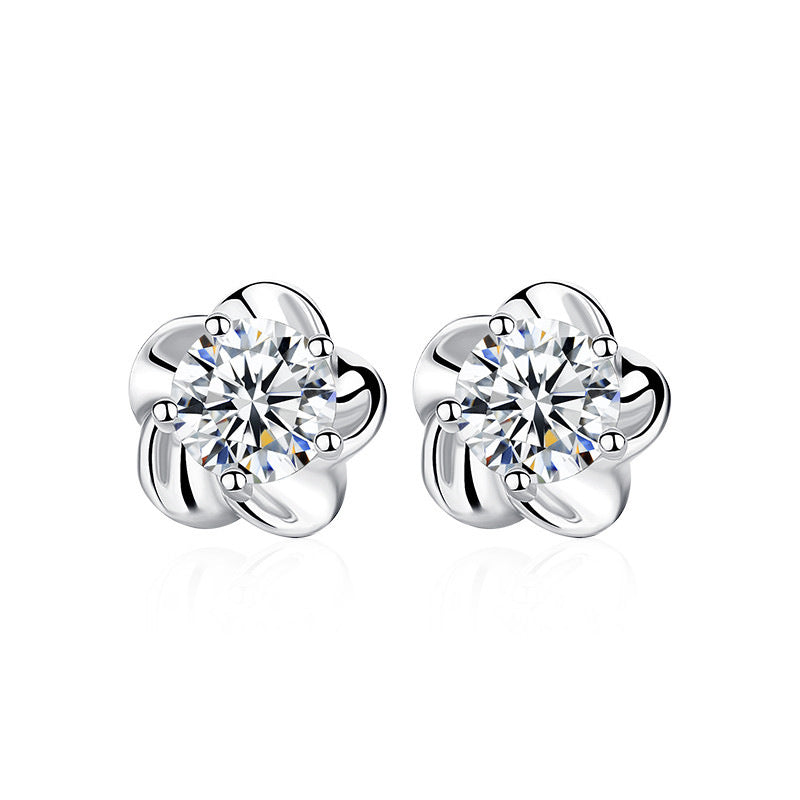 Sakura Flower Stud Earrings