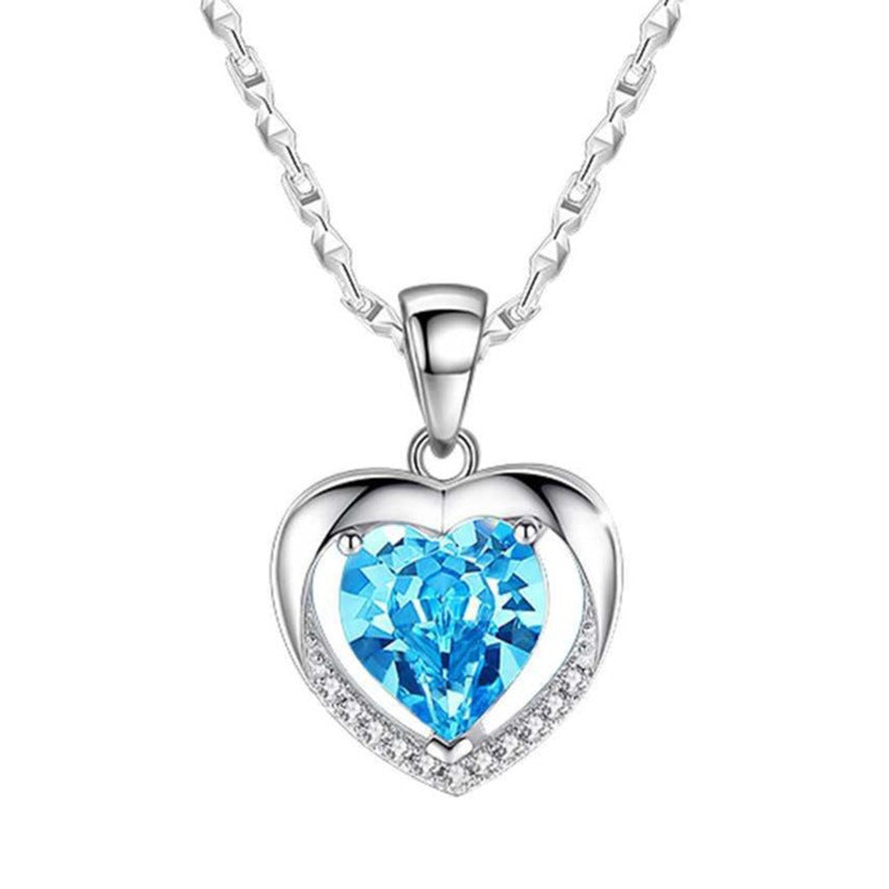 Heart Necklace Silver