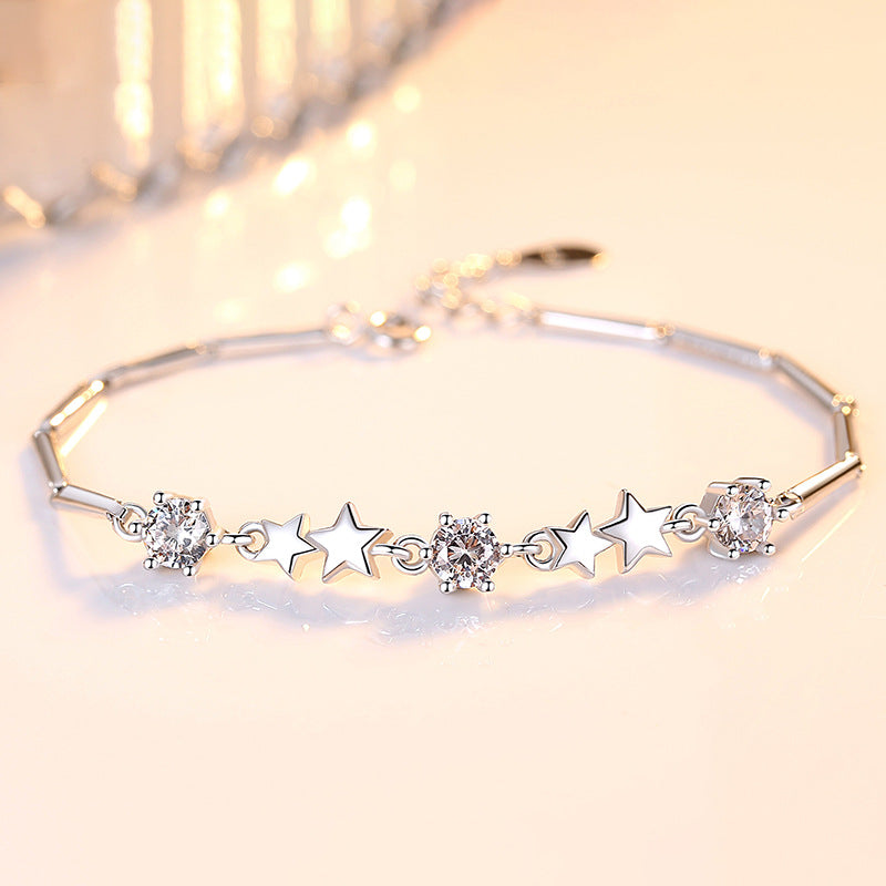 Star Bracelet 925 Sterling Silver