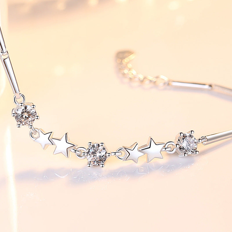 Star Bracelet 925 Sterling Silver