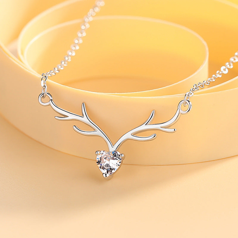 Deer Heart Necklace