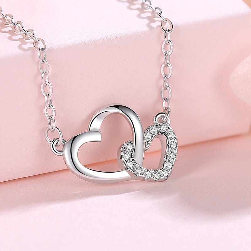 Double Heart Necklace