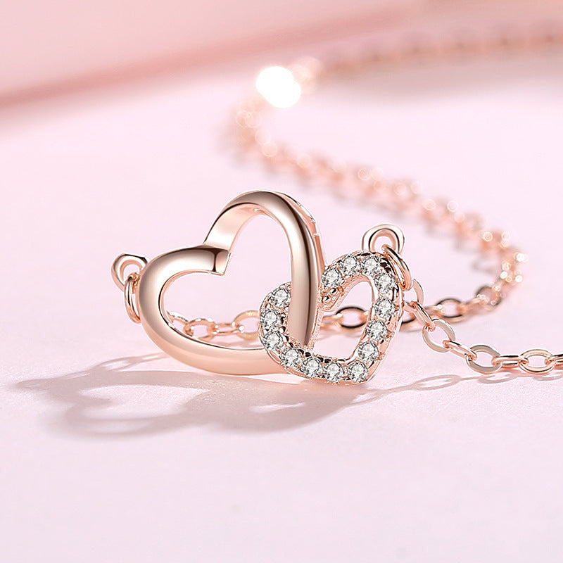 Double Heart Necklace