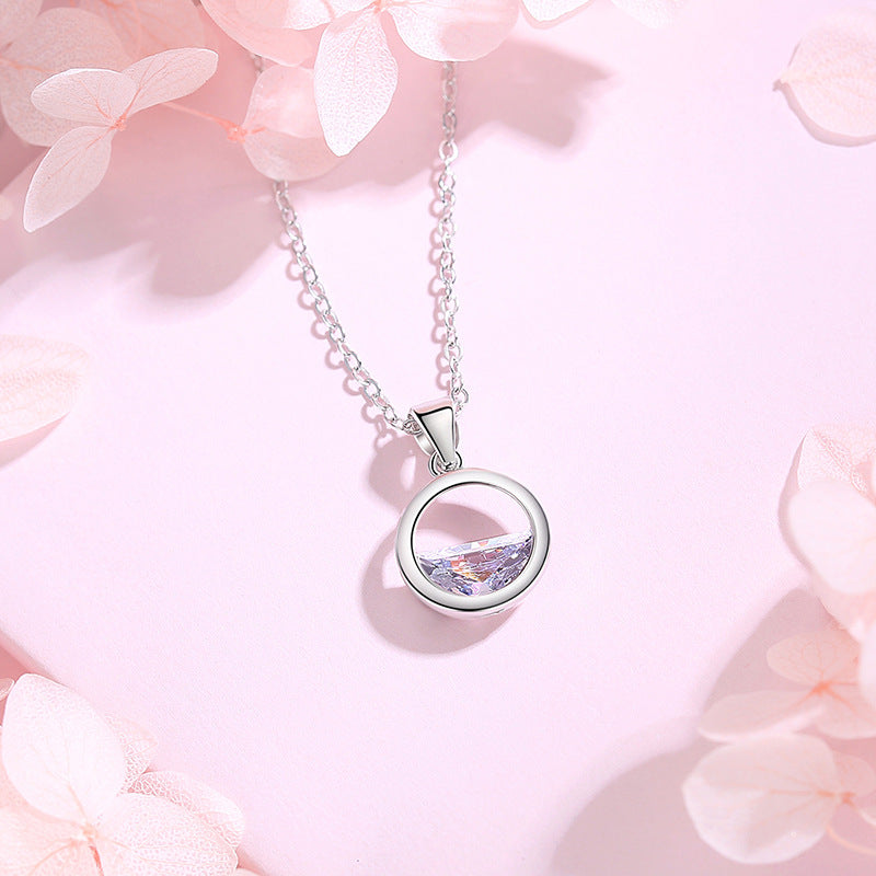 Circle Crystal Necklace
