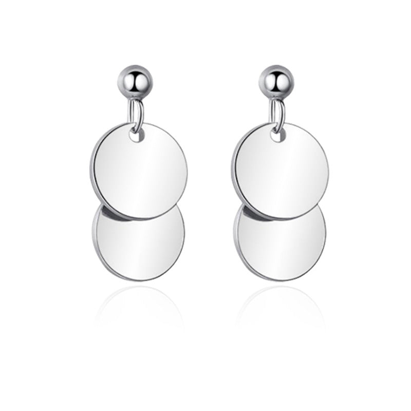 Circle Dangle Earrings