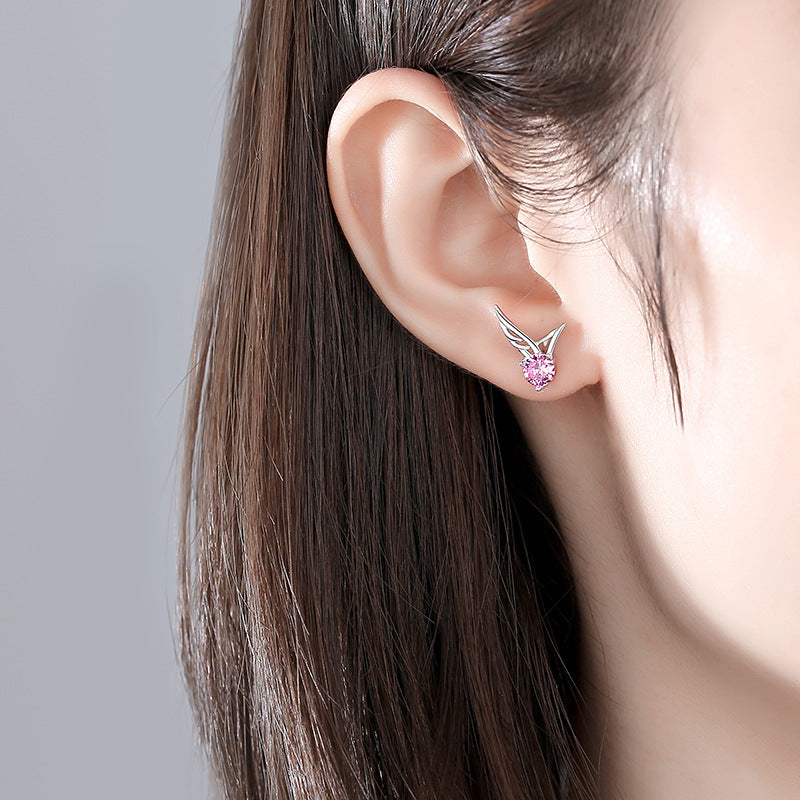 Angle Wind Stud Earrings