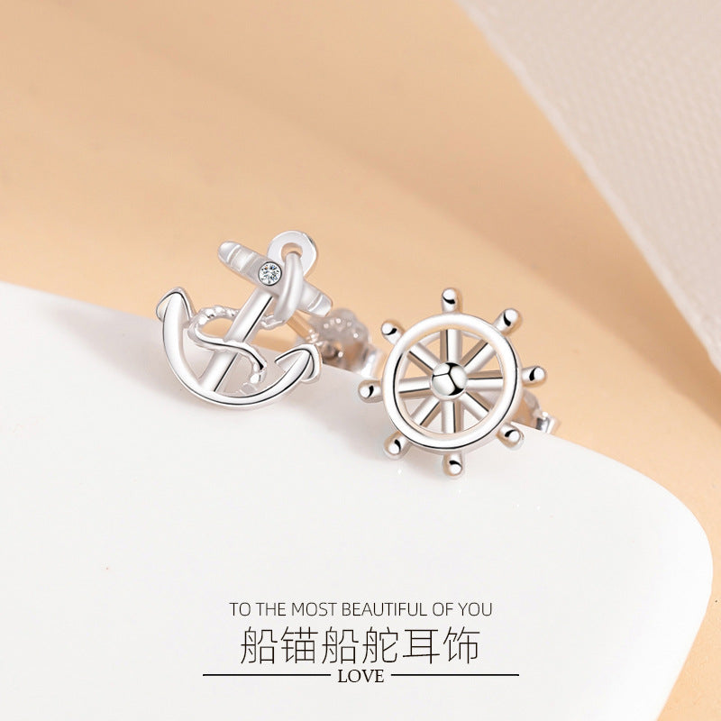 Compass Stud Earrings