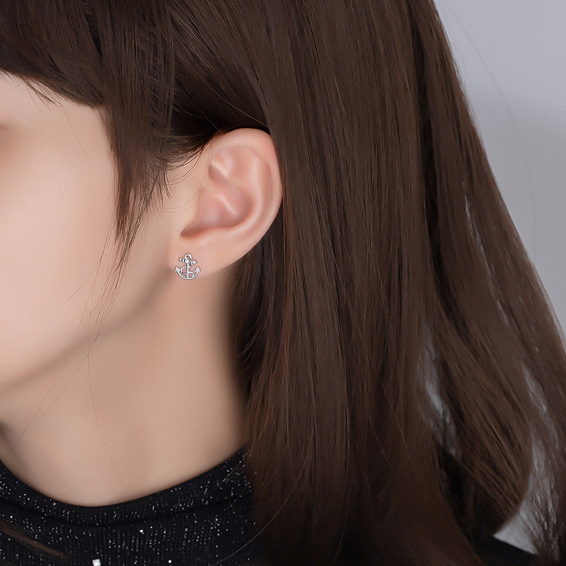 Compass Stud Earrings