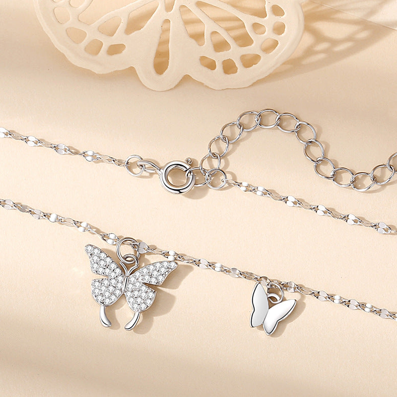 Butterfly Necklace Sterling Silver