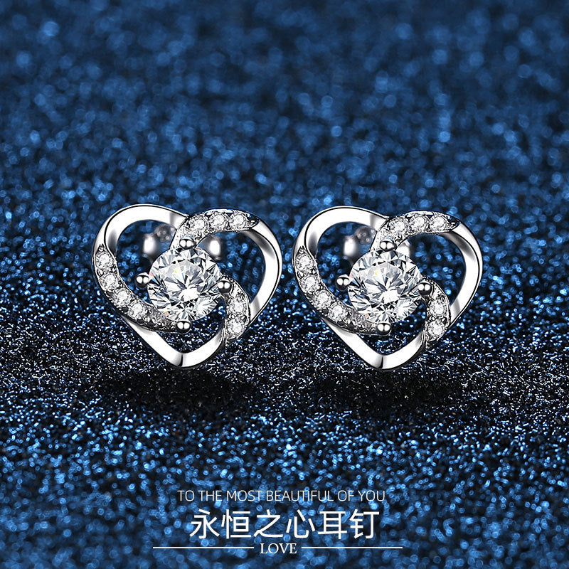 Heart Stud Earrings
