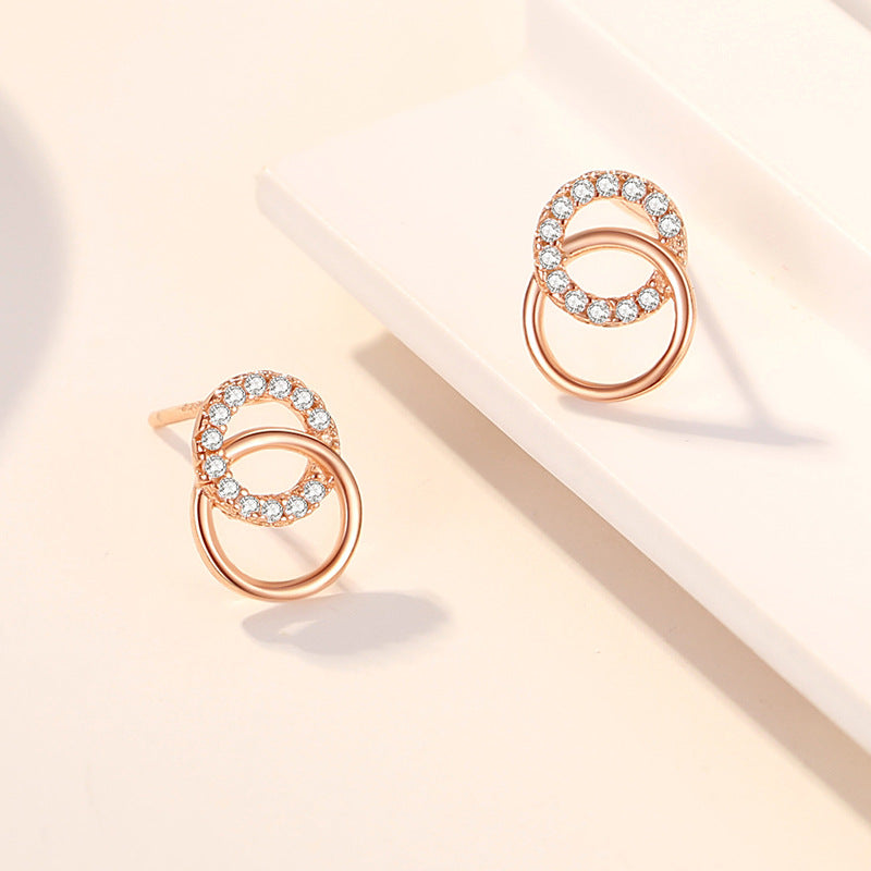 Stud Earrings Silver