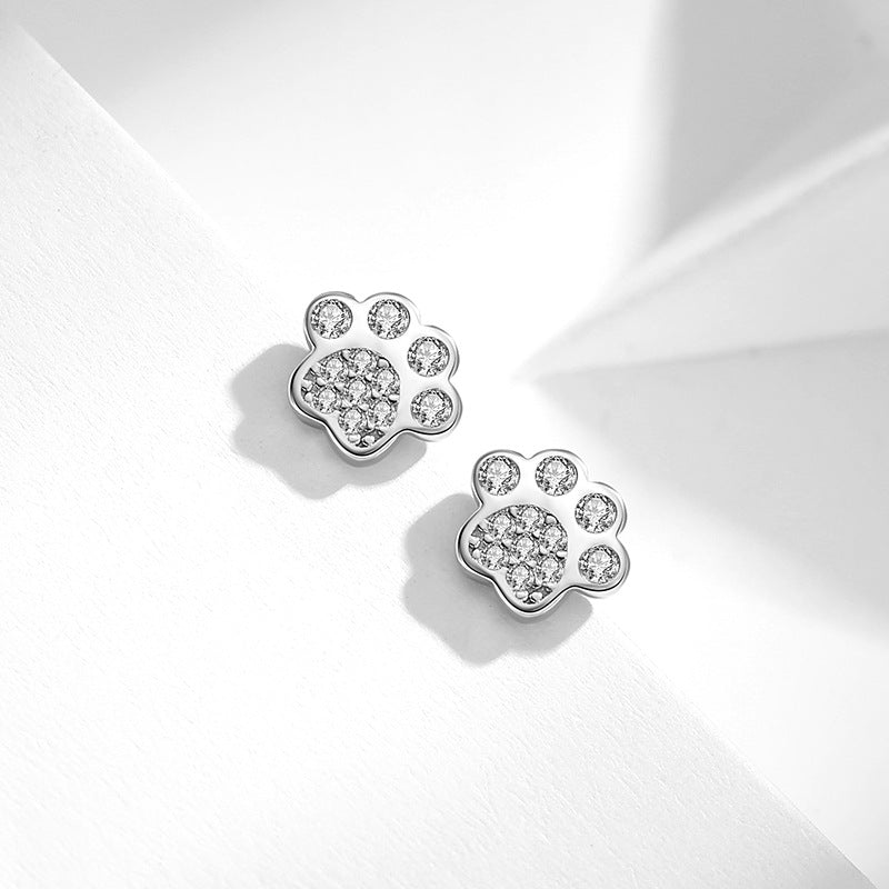 Paw Stud Earrings