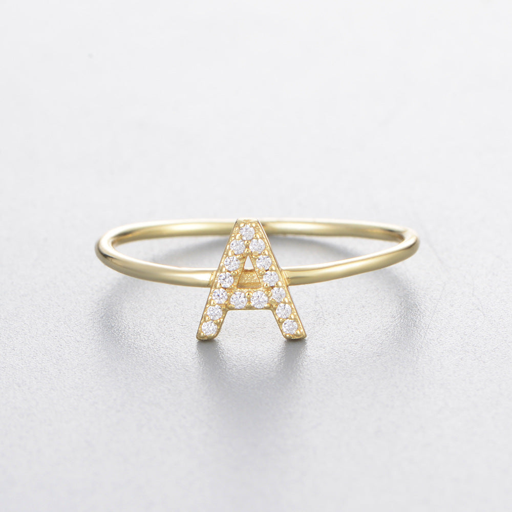 Initial Letter A-Z Ring