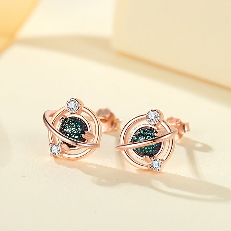Planetary Universe Stud Earrings