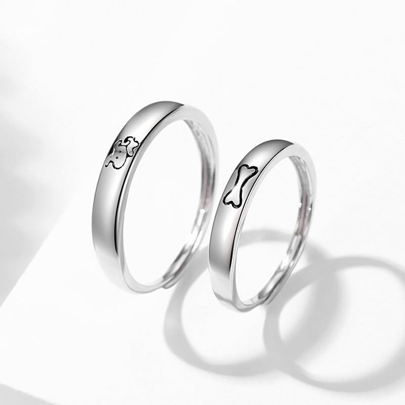 Couple Rings Dog