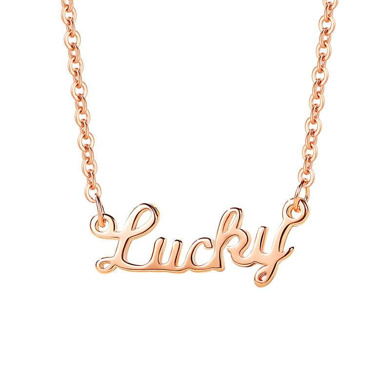 Letter Lucky Necklace