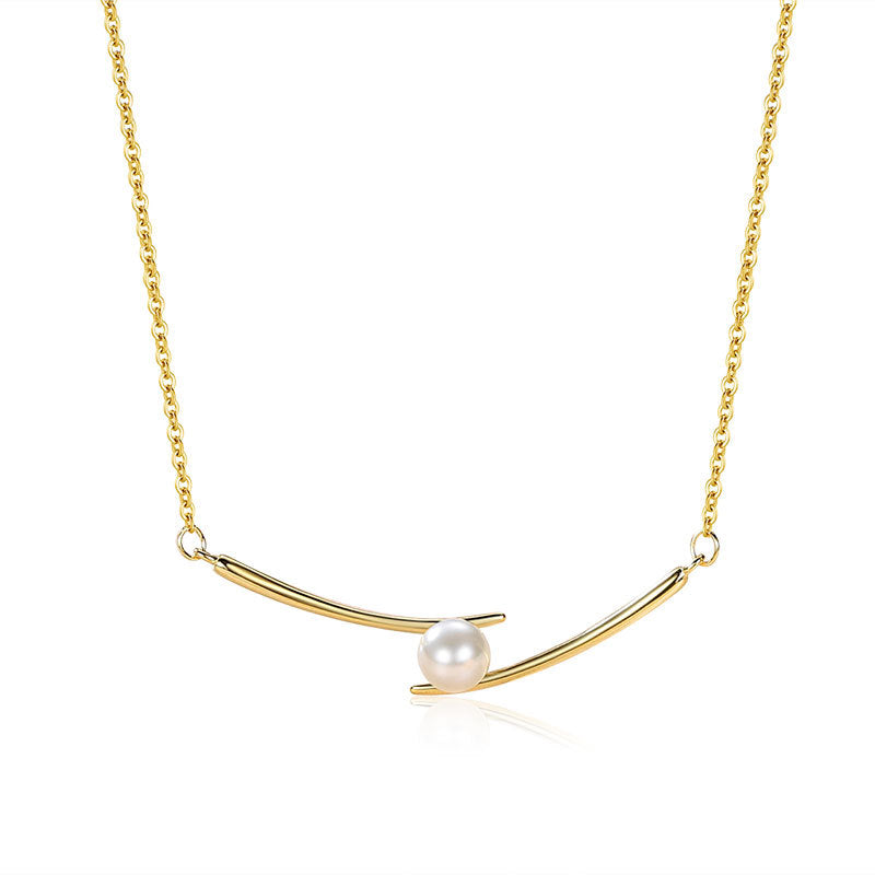 Pearl Bar Necklace