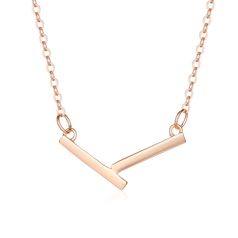 V Bar Necklace