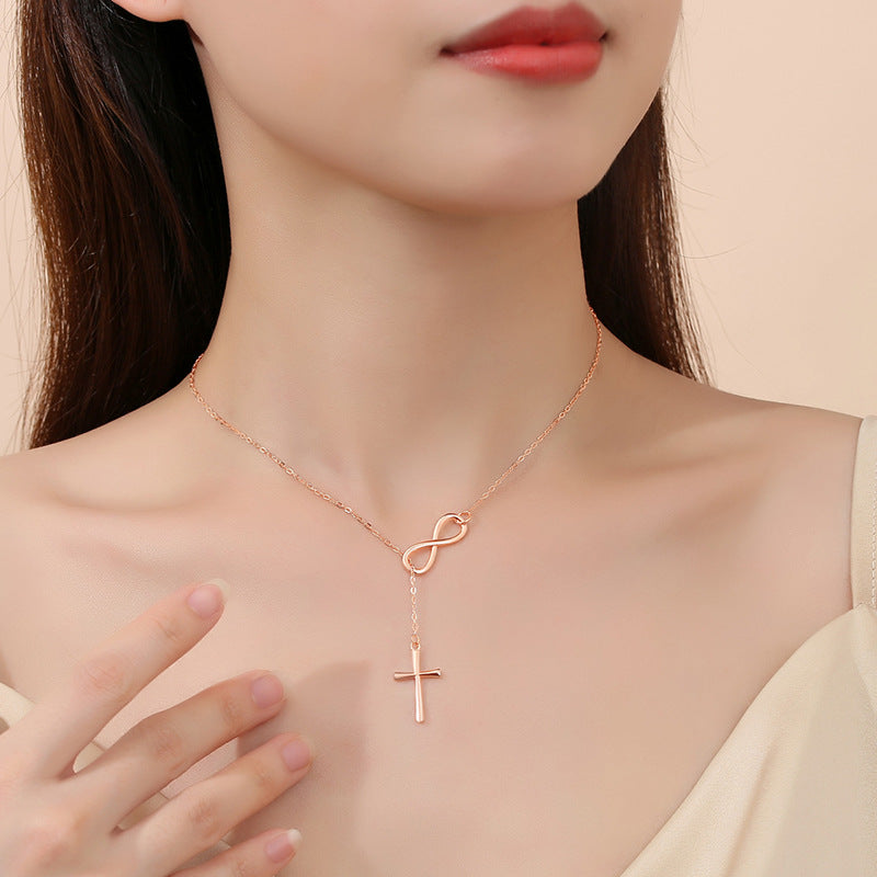 Infinity Cross Necklace