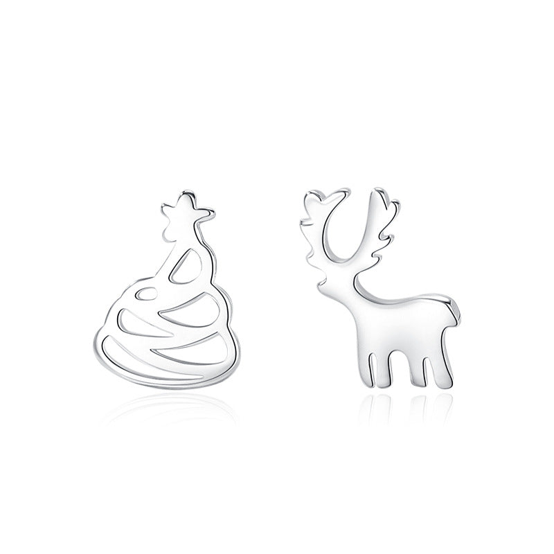 Christmas Tree Deer Stud