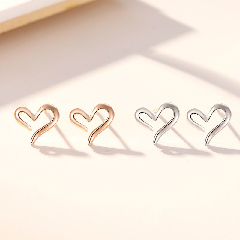 Heart Stud Earrings