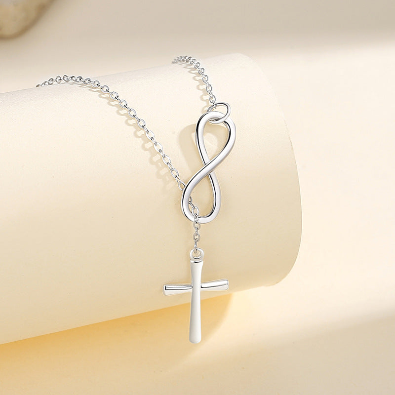 Infinity Cross Necklace