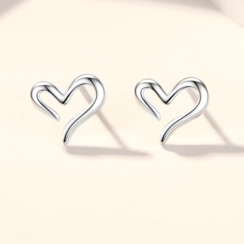Heart Stud Earrings