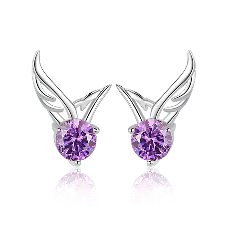 Angle Wind Stud Earrings