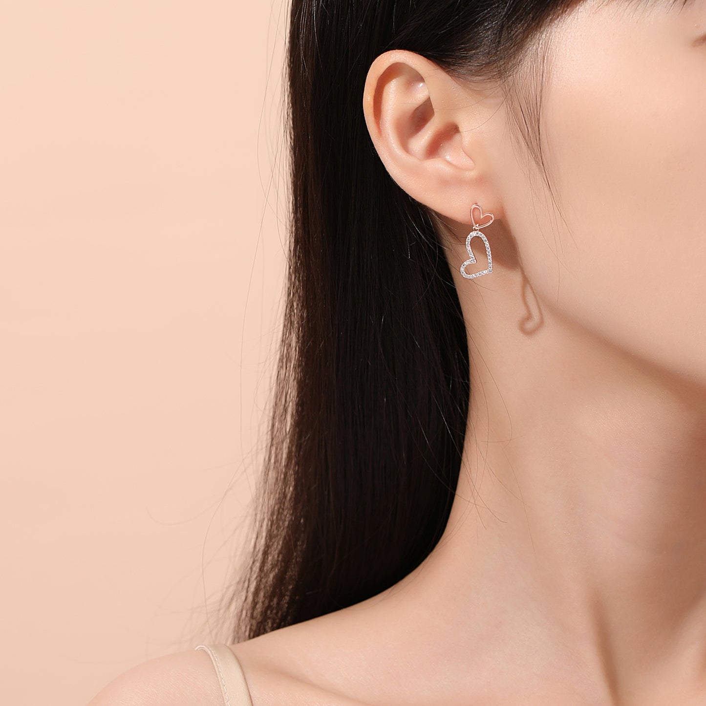 Heart Dangle Earrings