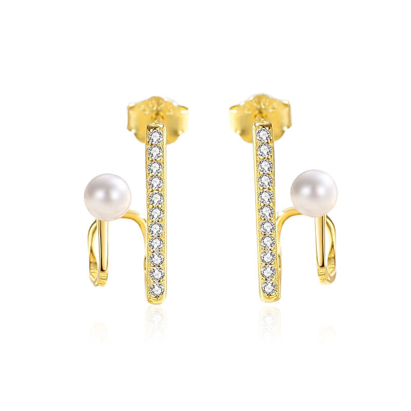 Stud Pearl Earrings