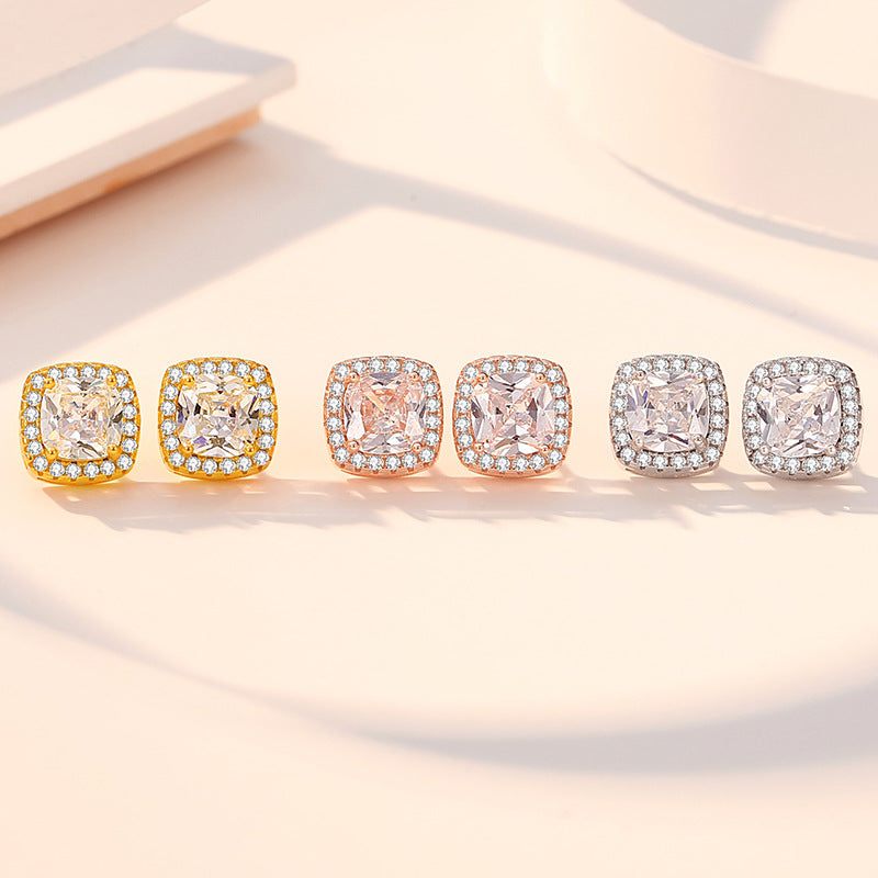Stud Earrings Sterling Silver