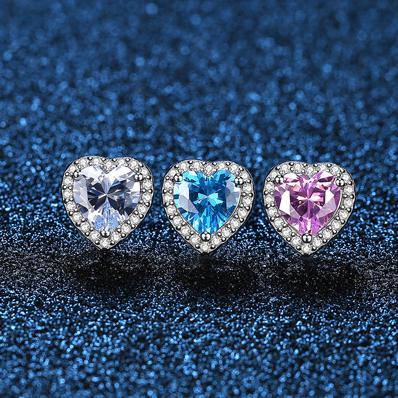 Heart Stud Earrings
