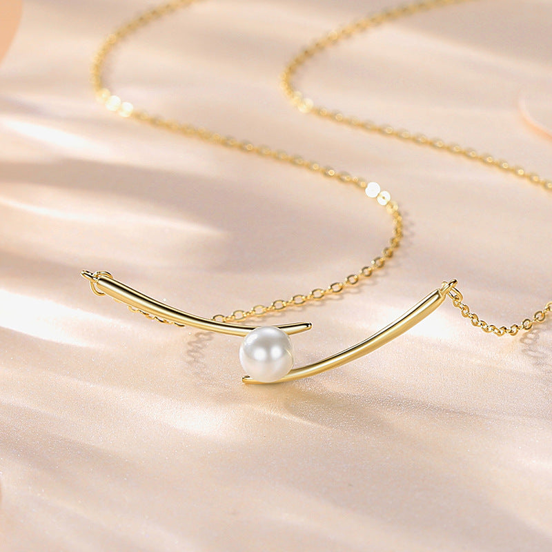 Pearl Bar Necklace
