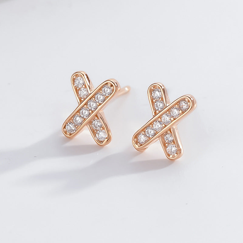 X Stud Earrings
