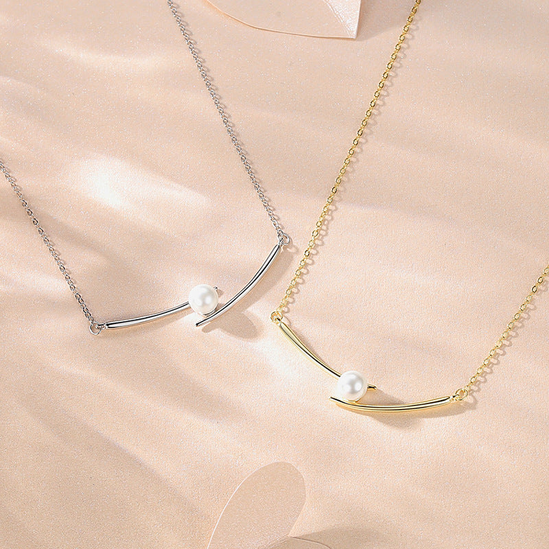 Pearl Bar Necklace