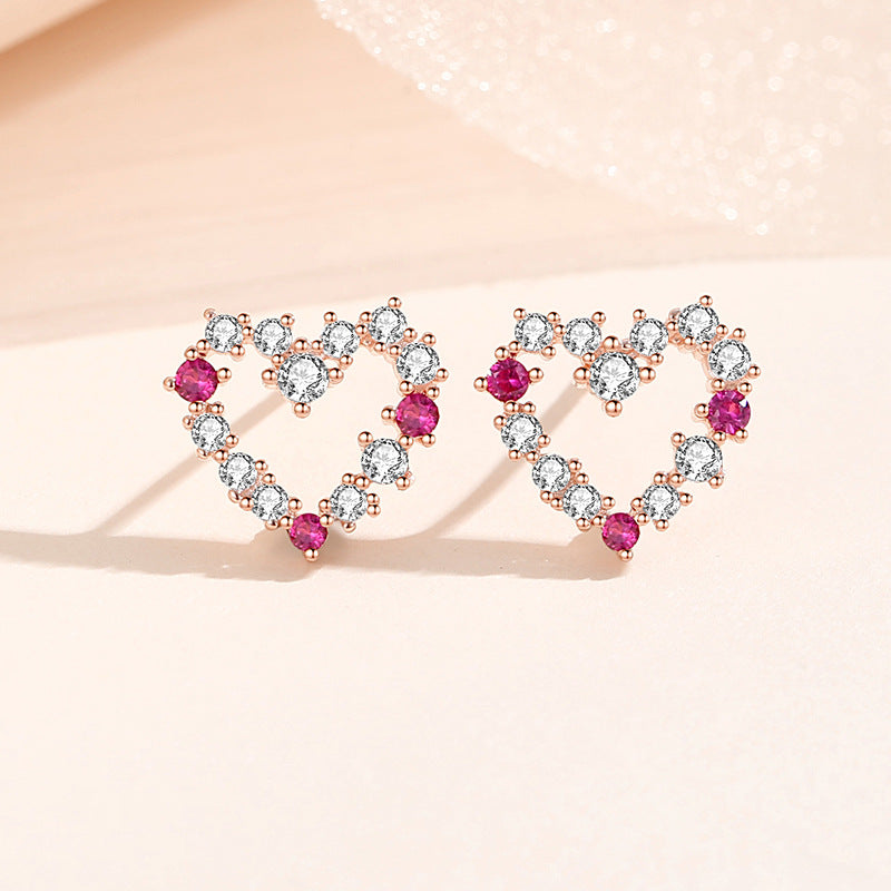 Heart Stud Earrings