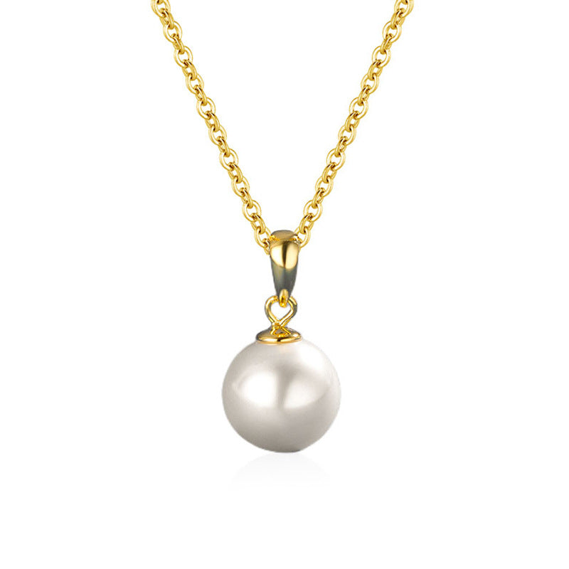 Pearl Necklace Silver