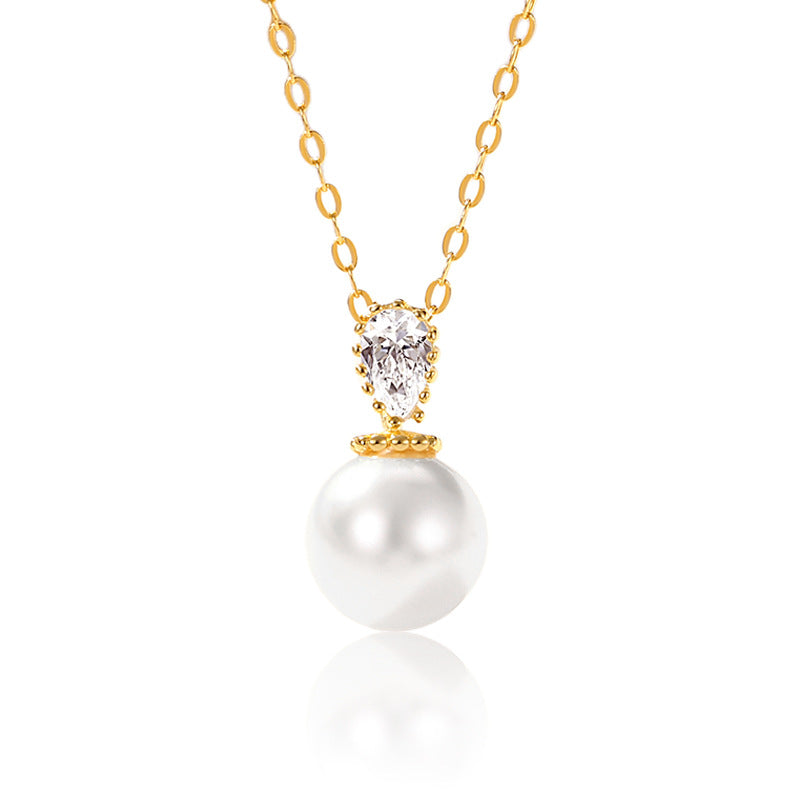Pearl Necklace Silver