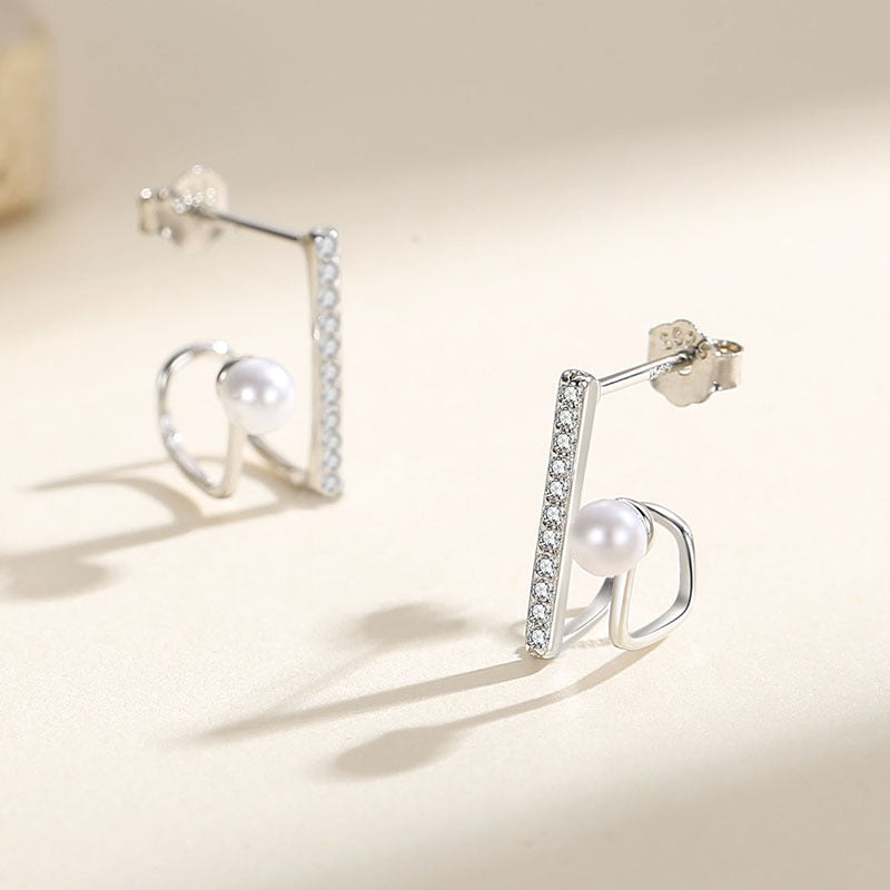 Stud Pearl Earrings