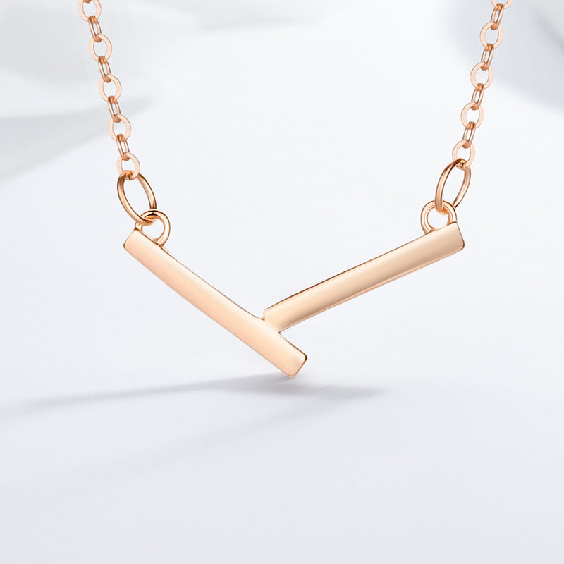 V Bar Necklace