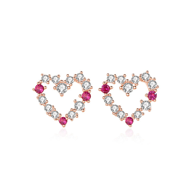 Heart Stud Earrings