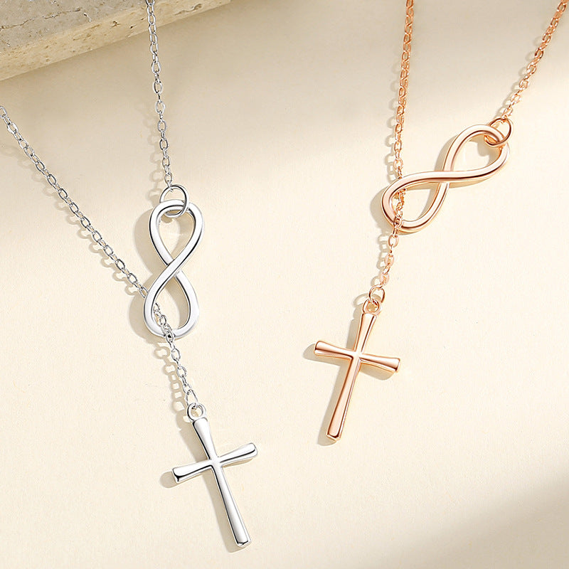 Infinity Cross Necklace
