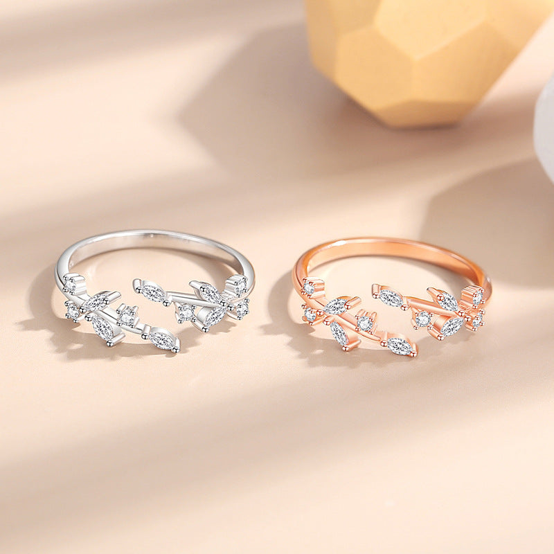 Adjustable Leaf Ring