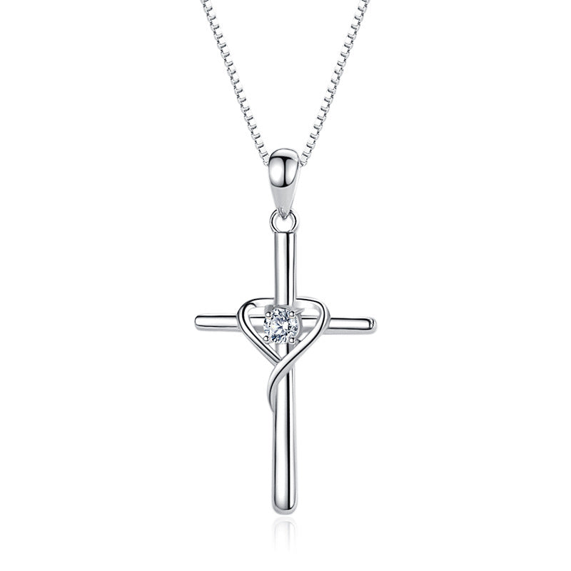 Cross Heart Necklace