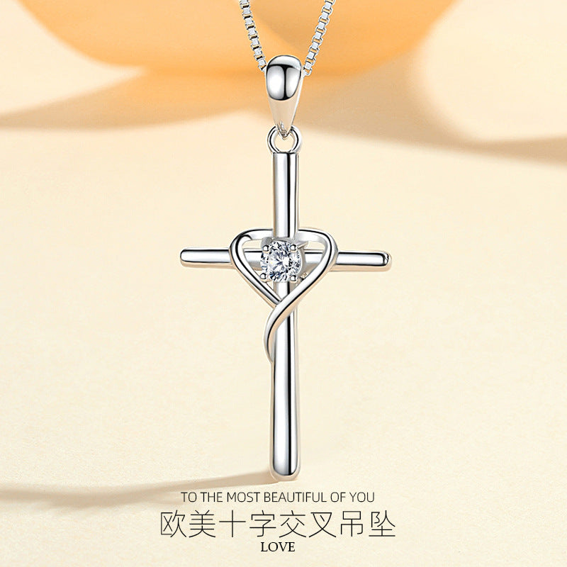 Cross Heart Necklace