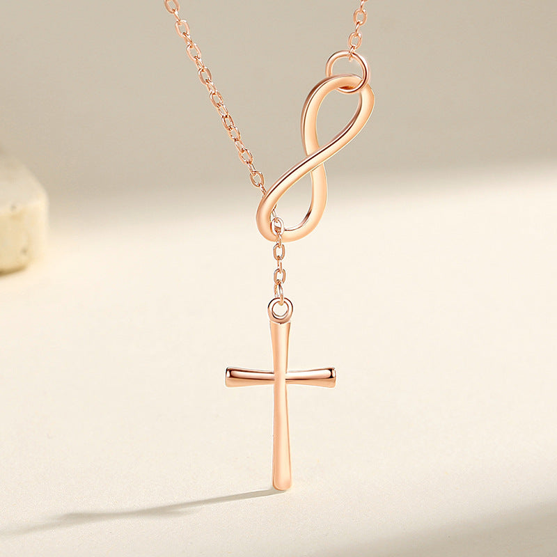 Infinity Cross Necklace