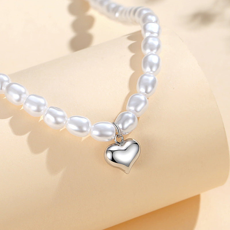 Pearl Heart Necklace