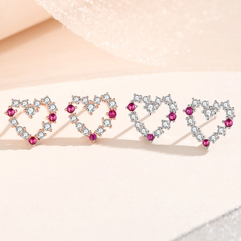 Heart Stud Earrings
