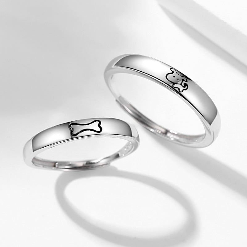 Couple Rings Dog